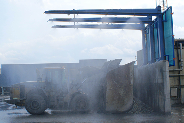 露頭料場(chǎng)噴霧案例